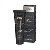 Краска-камуфляж для бороды ESTEL ALPHA HOMME 6/0  темно-русый  40 мл
