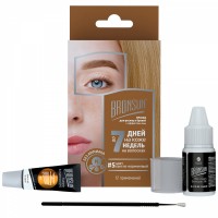 BRONSUN Набор для домашнего окрашивания №5, светло-коричневый, BRONSUN Набор для домашнего окрашивания №5, светло-коричневый,