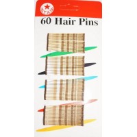 Невидимки PROFI line (металлические бронзовые, 60шт.)