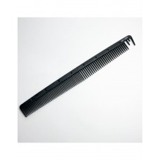 Расческа PROFI line (CO-CBN-66,     Carbon, комбинированная узкая, с крючком)