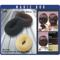Валик PROFI line (для причесок, MAGIC BOB, круглый, черный)