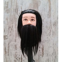 Голова 100% натуральная Егор, мужская, с бородой