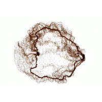 Сеточка-паутинка PROFI line (MAXI, коричневая, 2шт.)