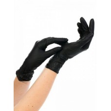Перчатки, NITRILE, черные, Perchachi, 100 шт., L