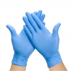 Перчатки, NITRILE, голубые, Perchachi, 100 шт., L