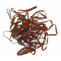 Резинки DEWAL (Midi, силиконовые, коричневые, 50шт.)